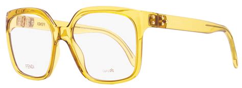 Fendi Square Eyeglasses FF0420 HAM Champagne 55mm 420